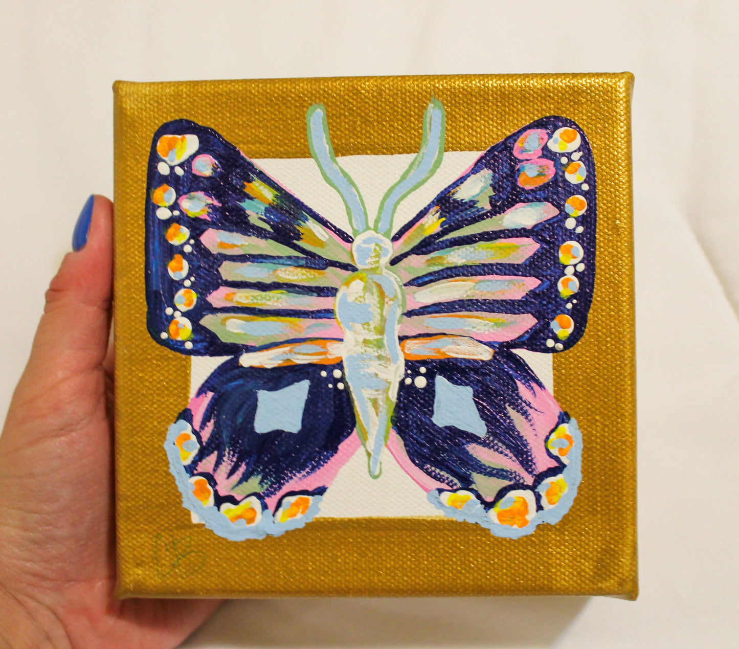 Multicolored Butterfly Canvas